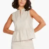 New NIC+ZOE Faux Leather Swing Top Cobblestone