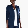 Best Sale NIC+ZOE Femme Sleeve Jacket Dark Indigo