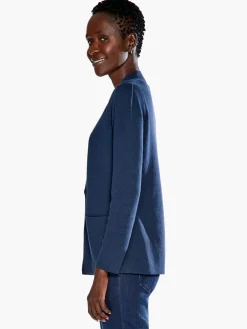 Best NIC+ZOE Femme Sleeve Jacket Dark Indigo