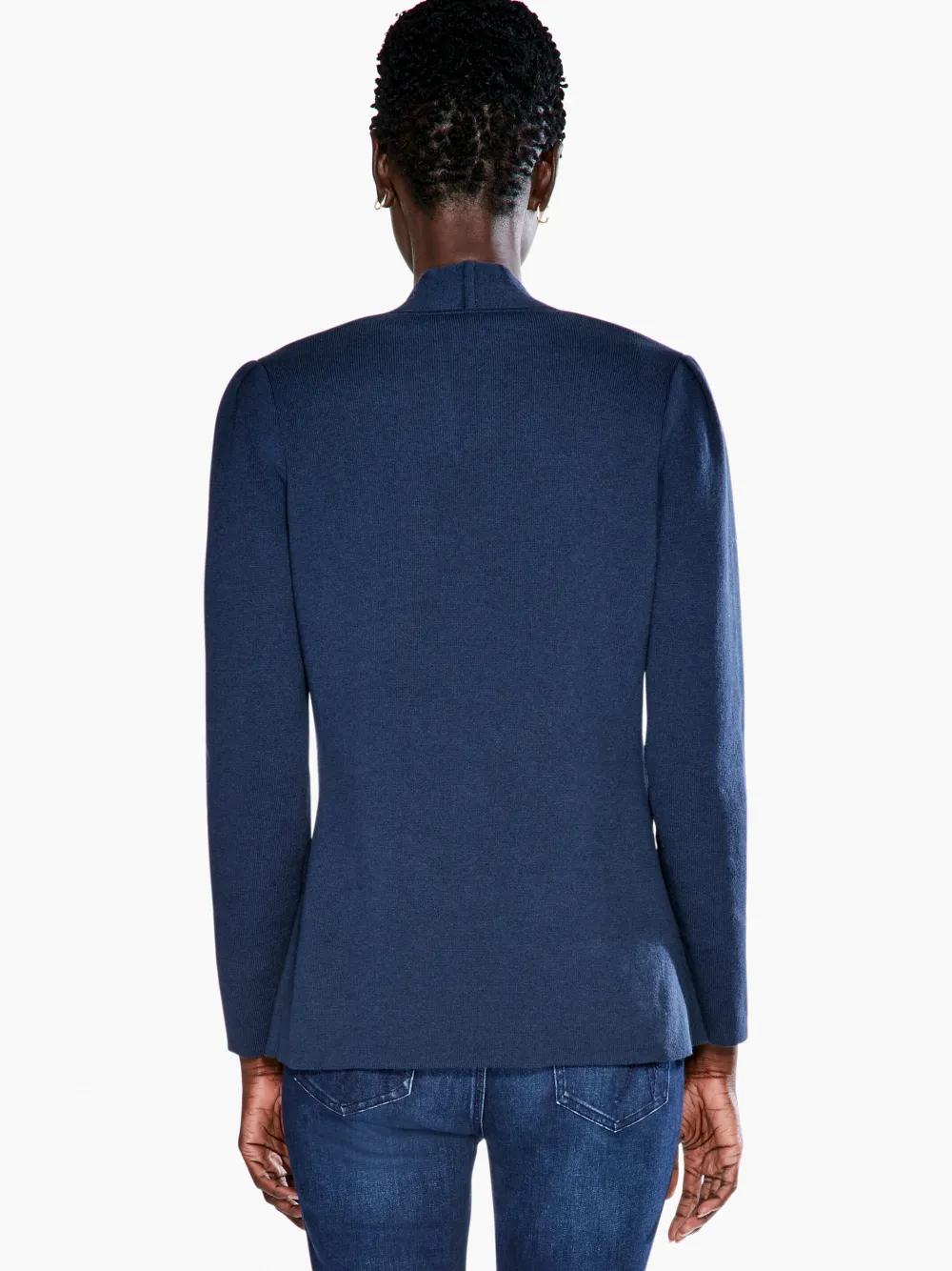 Best Sale NIC+ZOE Femme Sleeve Jacket Dark Indigo