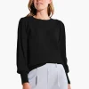 Best Sale NIC+ZOE Femme Sleeve Sweater Black Onyx