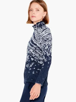 Best NIC+ZOE First Frost Sweater Indigo Multi