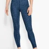 Clearance NIC+ZOE Flexfit Mosaic 7/8 Pocket Legging Blue Multi
