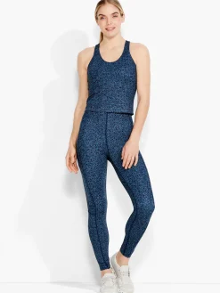 Clearance NIC+ZOE Flexfit Mosaic 7/8 Pocket Legging Blue Multi