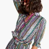 Store NIC+ZOE Flower Field Crinkle Shirt Pink Multi