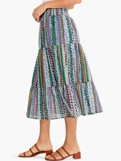 Shop NIC+ZOE Flower Field Skirt Pink Multi