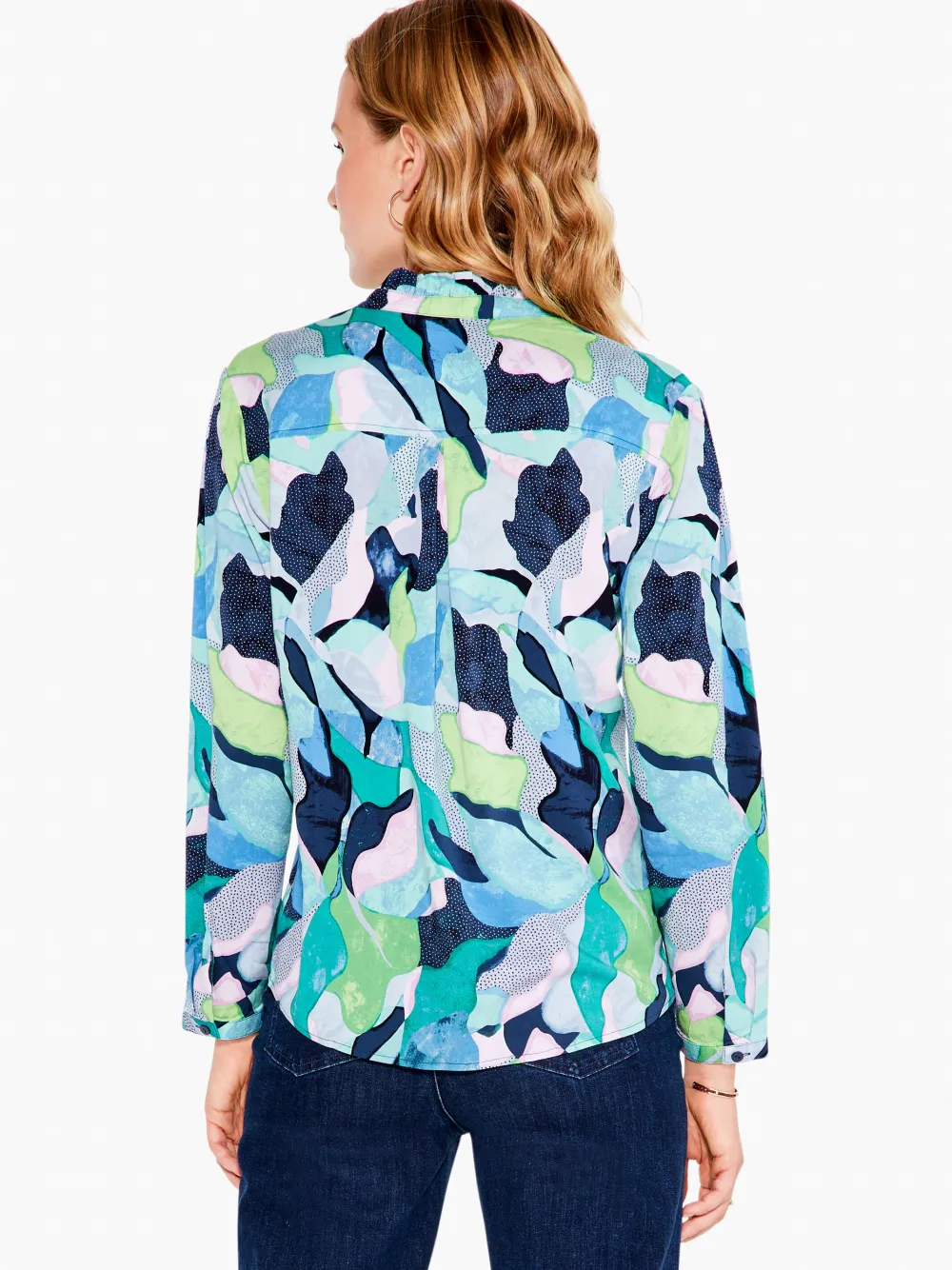 Online NIC+ZOE Frozen Tundra Top Green Multi
