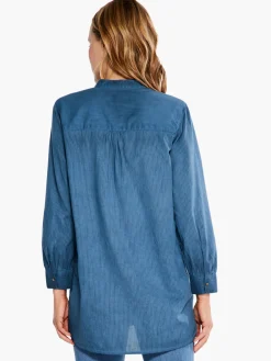 Clearance NIC+ZOE Garden Shirt Indigo Multi