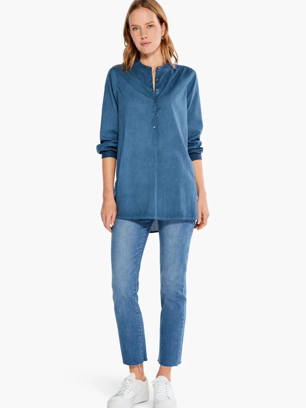 Clearance NIC+ZOE Garden Shirt Indigo Multi