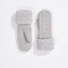 Best NIC+ZOE Hat Attack - Cable Lined Mitten Grey