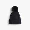 Best Sale NIC+ZOE Hat Attack - Cashmere Pom Hat Black
