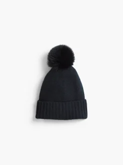 Best Sale NIC+ZOE Hat Attack - Cashmere Pom Hat Black
