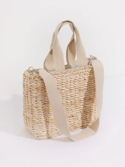 Sale NIC+ZOE Hat Attack - Straw Cooler Tote Natural