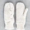 Hot NIC+ZOE Hat Attack Fisherman Cable Mitten Charcoal