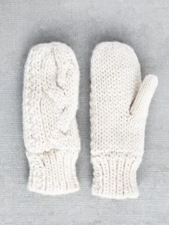 Hot NIC+ZOE Hat Attack Fisherman Cable Mitten Charcoal