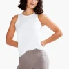 Shop NIC+ZOE High Neck Perfect Tank Paper White