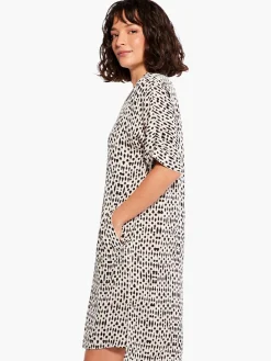 Outlet NIC+ZOE Inky Dots Dress White Multi