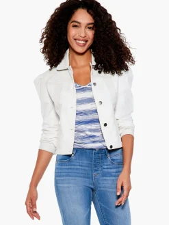 Clearance NIC+ZOE Jkt Ariel Leather Jacket Brown
