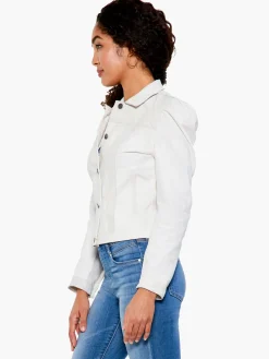 Cheap NIC+ZOE Jkt Ariel Leather Jacket Brown