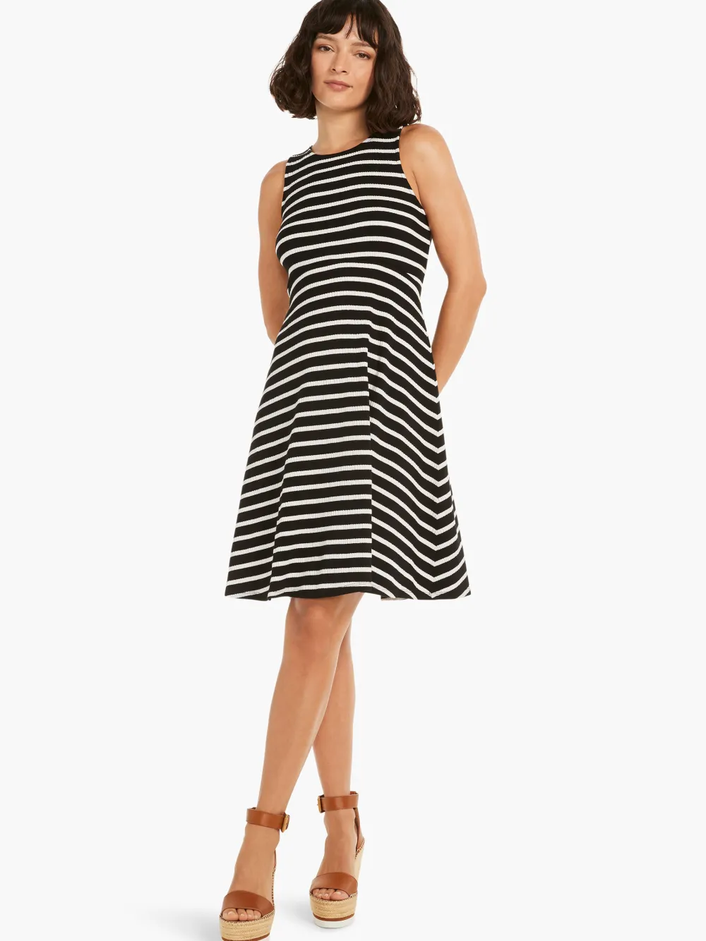 Sale NIC+ZOE Late Sunset Dress Black Multi