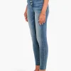 Flash Sale NIC+ZOE Liverpool - Abby Ankle Skinny Exposed Buttons Light Wash