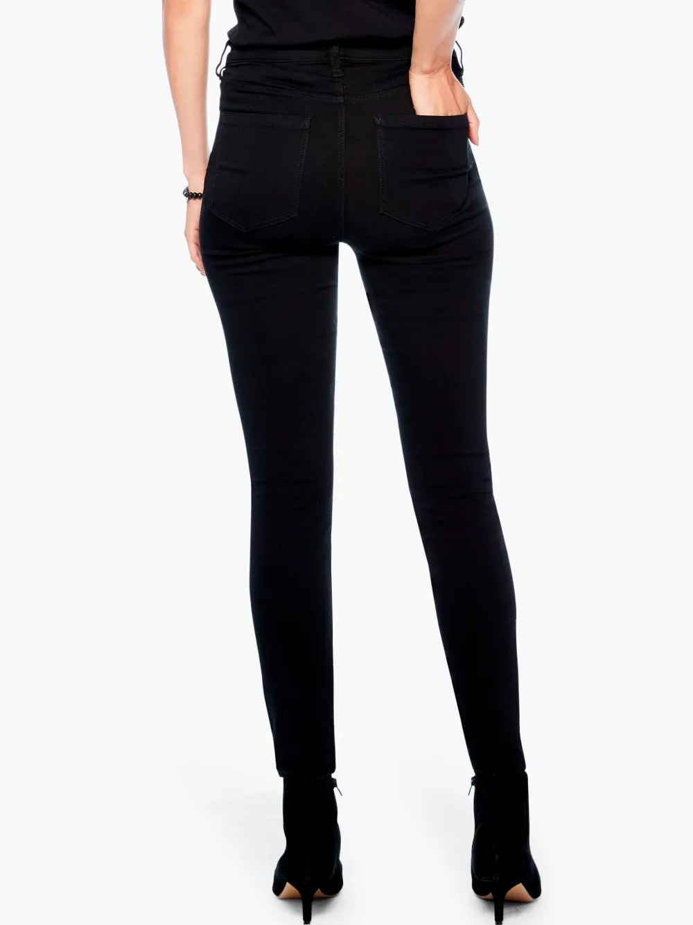 Outlet NIC+ZOE Liverpool - Abby Hi-Rise Ankle Skinny Jean Black Denim