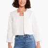 Flash Sale NIC+ZOE Liverpool - Braided Trim Crop Jacket White