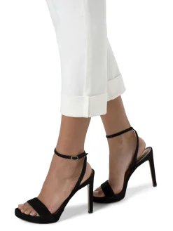 Outlet NIC+ZOE Liverpool - Charlie Crop With Rolled Hem White