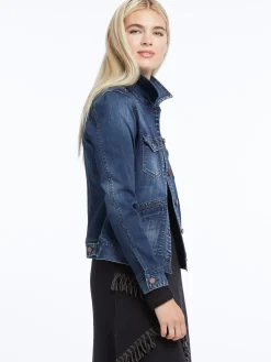 Discount NIC+ZOE Liverpool - Denim Jacket Deep Denim