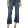 Hot NIC+ZOE Liverpool - Hannah Crop Flare Dark Wash