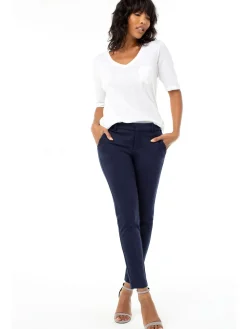 Fashion NIC+ZOE Liverpool - Kelsey Knit Trouser Navy