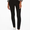 Fashion NIC+ZOE Liverpool Chloe Hi-Rise Ankly Skinny Jean Black