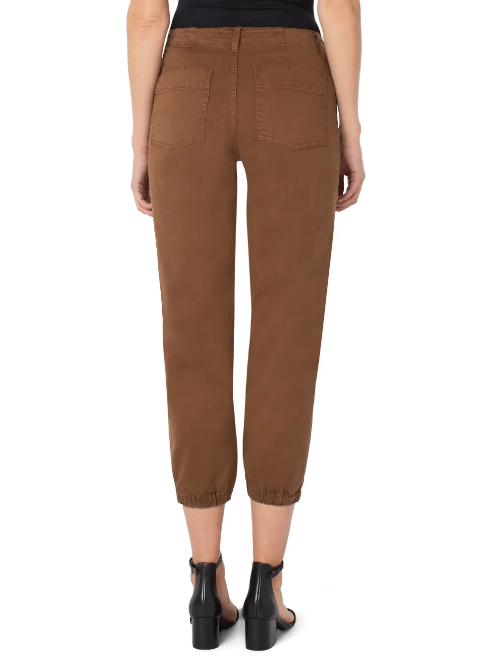 Outlet NIC+ZOE Liverpool Crop Utility Pant Brown