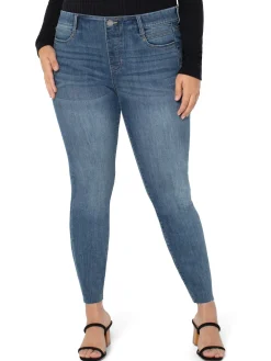 Cheap NIC+ZOE Liverpool Gia Glider Skinny Ankle Plus Denim