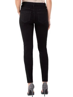 Best Sale NIC+ZOE Liverpool Petite Gia Glider Skinny Black Denim