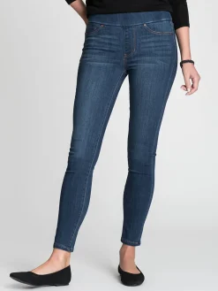 Store NIC+ZOE Liverpool Sienna Pull-On Ankle Jean Deep Denim