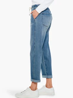 Cheap NIC+ZOE Liverpool The Rascal Tie Front Cuffed Pant Denim