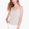 Cheap NIC+ZOE Lurex Corset Tank Sandshell