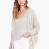 Store NIC+ZOE Lurex Cover Up Cardigan Sandshell