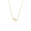 Discount NIC+ZOE Marlyn Schiff R Initial Necklace Small Gold