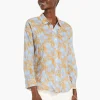 Sale NIC+ZOE Midday Meadows Crinkle Shirt Blue Multi