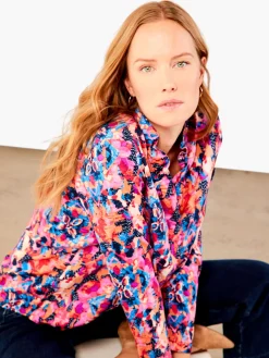 Shop NIC+ZOE Modern Kaleidoscope Top Pink Multi
