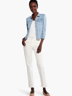 Best NIC+ZOE Nz Denim Femme Sleeve Denim Jacket Breeze