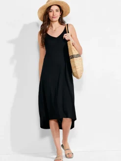 Cheap NIC+ZOE Nzt Double V Tank Dress Black Onyx