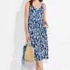 Clearance NIC+ZOE Nzt High Seas Tank Dress Blue Multi