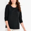 Cheap NIC+ZOE Nzt Long Sleeve Crew Tee Black Onyx