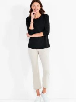 Cheap NIC+ZOE Nzt Long Sleeve Crew Tee Black Onyx