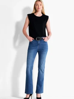 Hot NIC+ZOE Nzt Power Shoulder Crew Tank Black Onyx