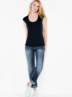 Clearance NIC+ZOE Nzt Scoop Neck Tank Black Onyx