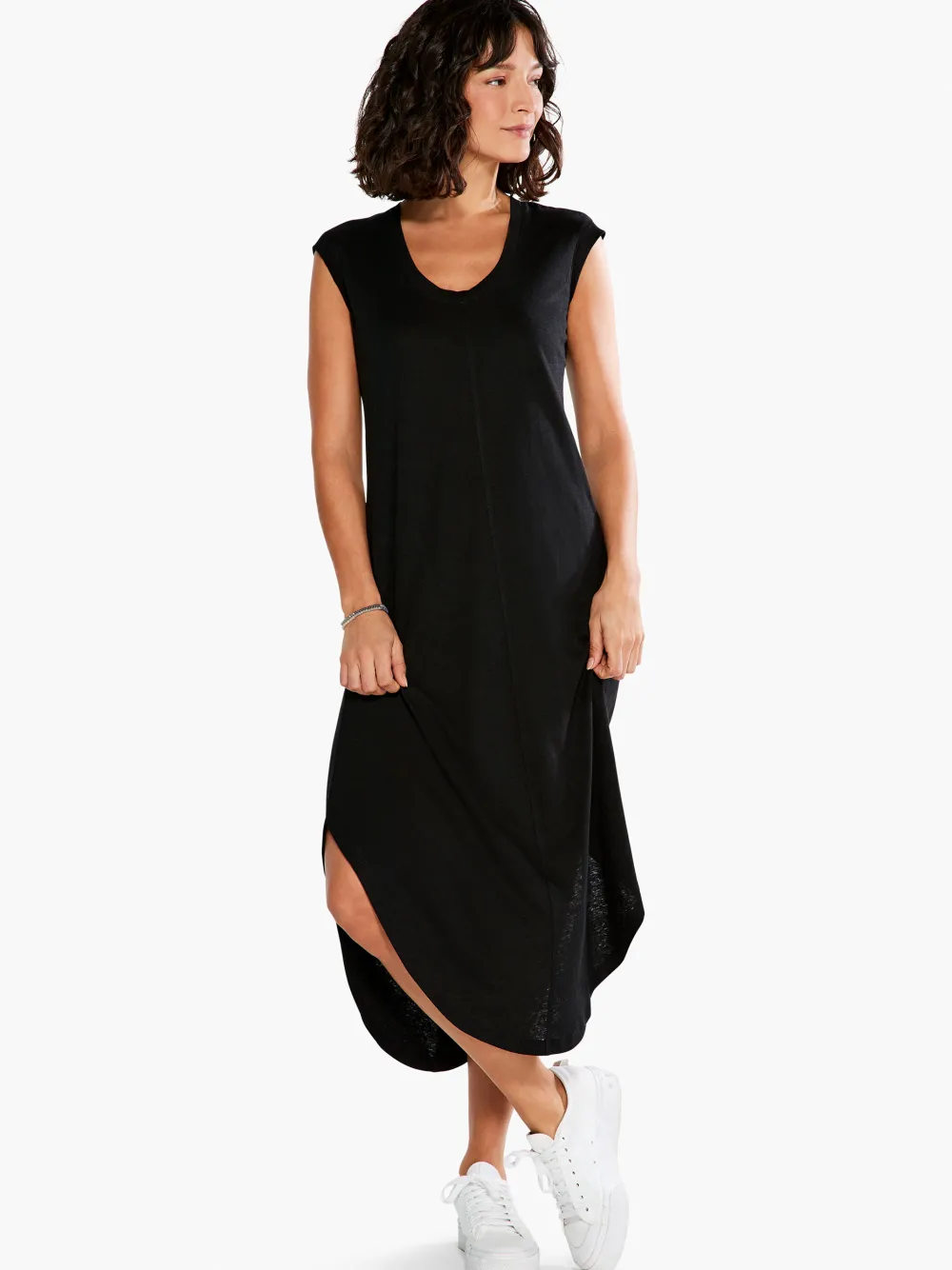 Clearance NIC+ZOE Nzt Scoop Tank Dress Deep Ocean